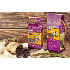 阿堂黑米 黑米王禮盒 (免浸泡、台灣產地、營養豐富、送禮佳品), 600g, 1入