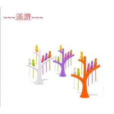 【滿讚】樹梢小鳥水果叉, 多色