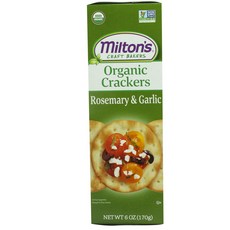 Milton's 餅乾 迷迭香大蒜口味, 1盒, 170g