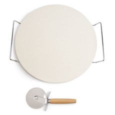 FOX RUN 披薩石+披薩刀組, 1個, 混色