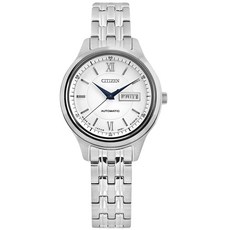 CITIZEN 機械錶 自動上鍊 星期日期 藍寶石水晶玻璃 不鏽鋼手錶 PD7150-54A 29mm