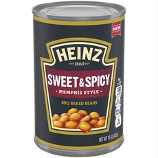 HEINZ 亨氏 烤肉焗豆, 甜辣孟菲斯風格, 1個, 453g