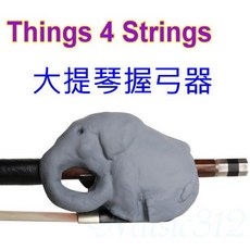 Things 4 Strings 大提琴握弓器 大象造型 愛樂芬音樂 兒童學琴輔助器材, 藍色, 1個