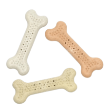 日本ROOP玉米纖維啃咬玩具，天然安全耐咬，狗狗潔牙玩具, 牛奶, 1個