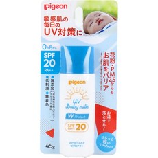 Pigeon 貝親嬰兒防水防曬油 SPF20 PA++ 嬰兒防曬乳 戶外防曬, 1個
