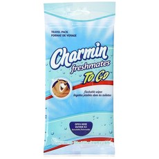 Charmin Fresh Mate To Go Plushable 擦拭視頻紙巾 18.8 x 13.5 cm, 1個, 10張