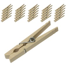 honey can do 帶彈簧的木布別針, 100件, 木頭