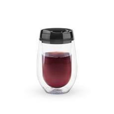 true 雙世界酒杯酒杯, 灰色的, 1個