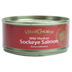 VitalChoice 野生阿拉斯加紅鮭魚去皮去骨, 1個, 106克