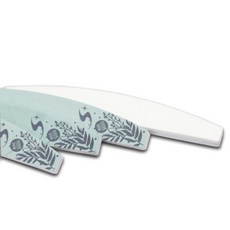 【Splus (S )】半月型拋光條 六入 雙面係數600/3000 指甲拋光打磨 美甲護理, 1個