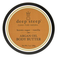 deep steep 摩洛哥堅果油身體乳, 紅糖 - 香草, 1個