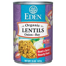 EDEN 洋蔥調味扁豆罐頭, 1罐, 425g