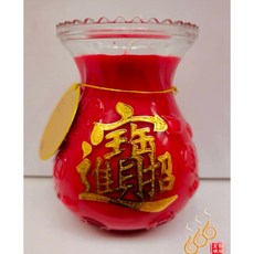 「666」聚福袋酥油蠟燭／紅黃／點燃3天／招財進寶聚福／財運光明, 詳見包裝, 詳見包裝, 詳見包裝, 紅色