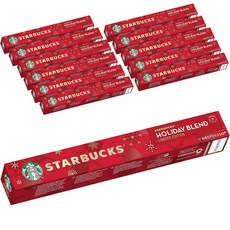 STARBUCKS 星巴克 Nespresso咖啡膠囊 節日特調, 12個, 10入