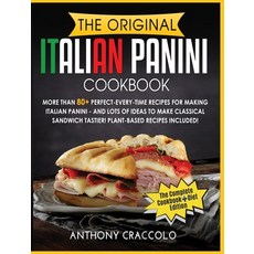 (英文圖書) Original Italian Panini Cookbook: RECIPE BOOK and COOKING INFO Edition: More Than 80+ Perfect... 精裝版, Anthony Craccolo, 英文
