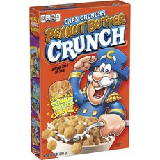CAP'N CRUNCH 花生醬玉米脆麥片, 1個, 355克
