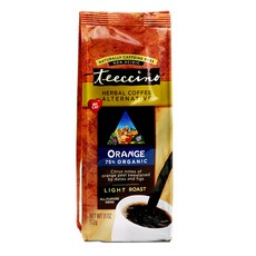 teeccino 無咖啡因輕度烘焙咖啡豆 橘子風味, 312克, 未研磨
