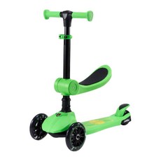 【Kidmory】藍寶堅尼正版授權二合一滑板車（多色可選）兒童滑板車/可坐可滑/炫光, 綠, 1個