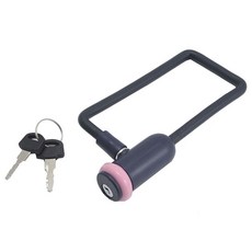 自行車電池鎖, 1個, 海軍藍+粉色