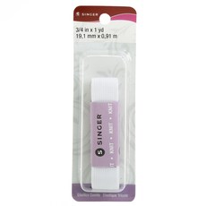 SINGER 勝家 素色彈性針織線, 1個, 白色的