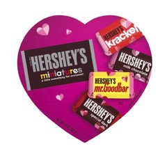 HERSHEY'S 好時 情人節限定心形包裝綜合巧克力禮盒組, 1份, 181g