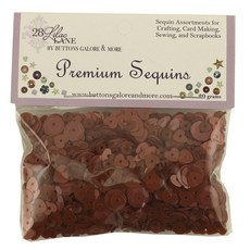 BuTTons GALORE&More 混合亮片裝飾品 20g, 1個, 天鵝絨