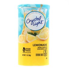 Crystal light 檸檬風味飲沖泡粉隨身包, 1個, 59克