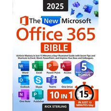 (英文圖書) The New Microsoft Office 365 Bible: Achieve Mastery in Just 15 Minutes a Day -... 平裝版, Techmind Press LLC, 英文