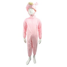 兒童萬聖節粉色小豬動物服裝