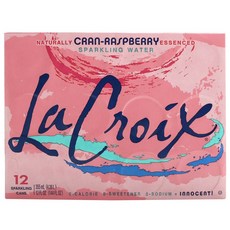 LaCroix 蘇打水覆盆子, 12件, 355毫升