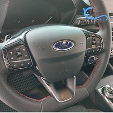 FORD FOCUS 方向盤碳纖裝飾貼, 碳纖, 1個