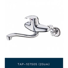 TAP 無鉛壁式廚房龍頭 TAP-107505 出水管長20cm 可左右旋轉 台灣製造, 1個