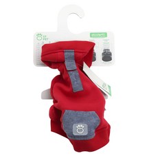 elasto-fit 狗連帽衫, 紅色的