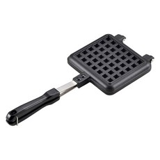 YOSHIKAWA 吉川 雙面熱壓格子鬆餅直火烤盤, 1個, 14.3cm