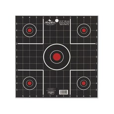 BIRCHWOODCASEY Dirty Bird 噴濺靶紙 射箭用品 30公分, 12個, Black + Red