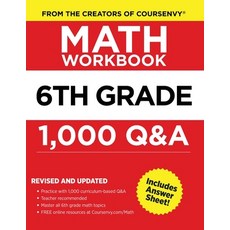 6th Grade Math Workbook 平裝版, Independently Published, 英文