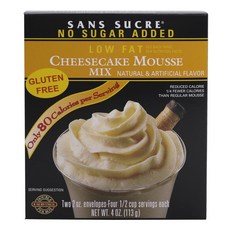 SANS SUCRE 無糖慕斯粉 芝士蛋糕口味, 113g, 1盒