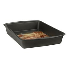 Wilton 惠爾通 完美結果高級不粘長方形蛋糕模具灰色, 1個