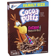 General Mills 可可泡芙家庭尺寸, 1個, 547g