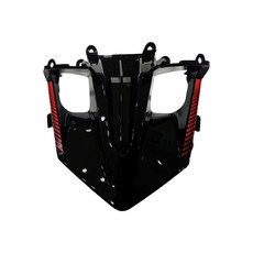 六姐的店 JET SL/JET 158通用頭燈外蓋 保護燈具 提升外觀 簡易安裝, 黑色