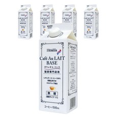 HOMER 咖啡歐蕾基底 咖啡店專用, 5個, 500ml