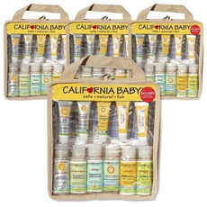 CALIFORNIA BABY 加州寶寶 生態旅行兒童沐浴露11件套, 4組