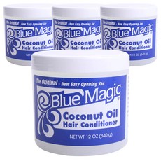 BLUE MAGIC 椰子油護髮素, 4個, 340克