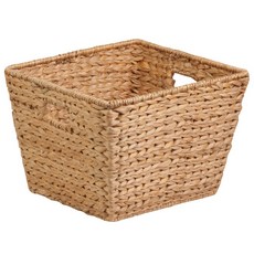 honey can do 居家編織收納籃 方形 L, 1個, 木頭
