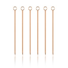 VISKI 專業雞尾酒叉, 6入, 玫瑰金色