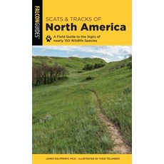 (英文圖書) Scats and Tracks of North America 平裝版, Falcon Press Publishing, 英文
