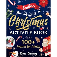 Santa's Christmas Activity Book: 100+ Puzzles for Adults 平裝版, Bouchard Publishing, 英文