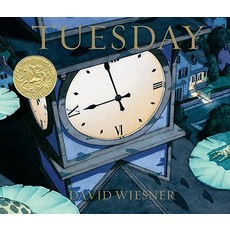 (英文圖書)Tuesday: A Caldecott Award Winner 精裝版, Clarion Books, 英文