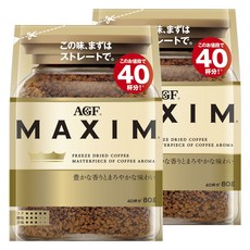 AGF MAXIM 箴言金咖啡粉補充包, 80g, 1包, 2包
