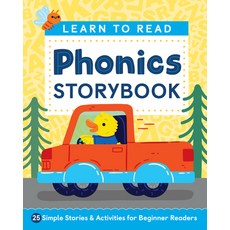 (英文圖書) Learn to Read: Phonics Storybook: 25 Simple Stories & Activities for Beginner Readers 平裝版, Rockridge Press, 英文